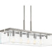 Progress Lighting Glayse Five-Light Linear Chandelier (P400116-009)