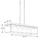 Progress Lighting Glayse Five-Light Linear Chandelier (P400116-020)