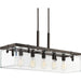 Progress Lighting Glayse Five-Light Linear Chandelier (P400116-020)