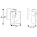 Progress Lighting Glayse One-Light Bath And Vanity (P300105-020)