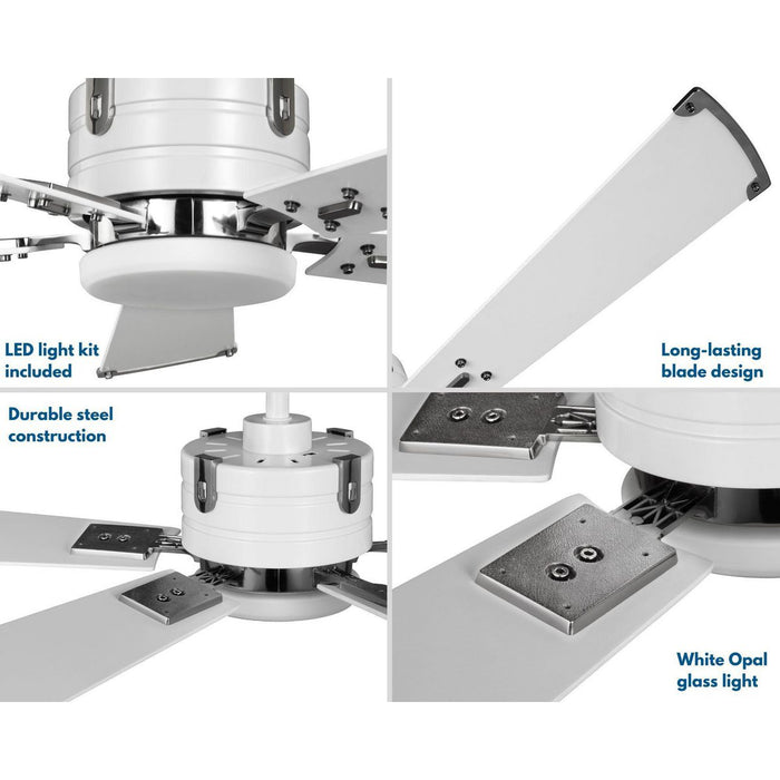 Progress Lighting Glenfalls Collection 56 Inch 5-Blade Ceiling Fan (P250021-028-30)