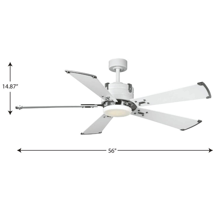 Progress Lighting Glenfalls Collection 56 Inch 5-Blade Ceiling Fan (P250021-028-30)