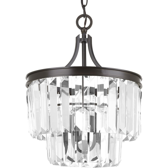 Progress Lighting Glimmer Collection Three-Light 15-1/2 Inch Semi-Flush Convertible (P2325-20)