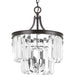 Progress Lighting Glimmer Collection Three-Light 15-1/2 Inch Semi-Flush Convertible (P2325-20)