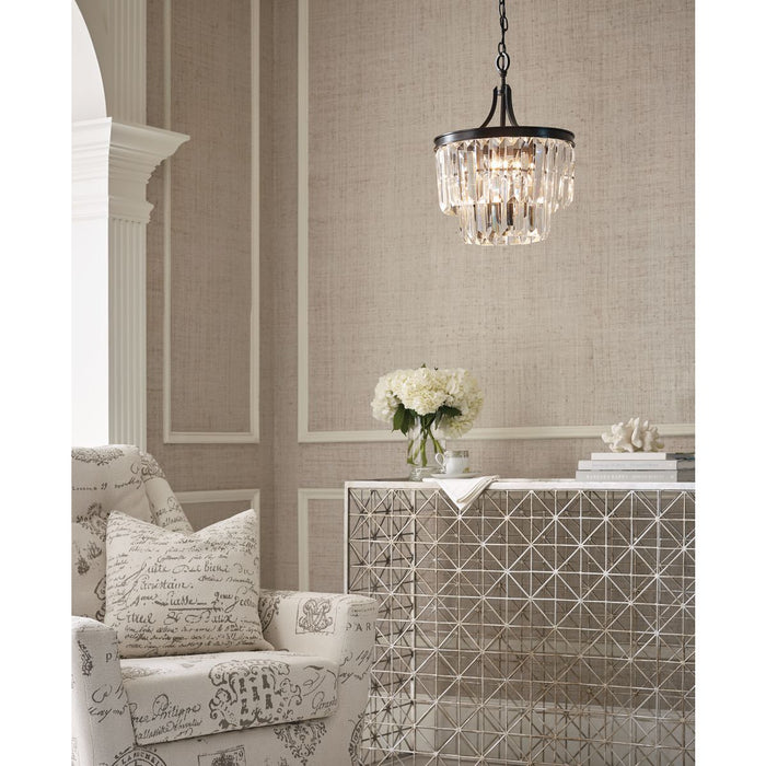 Progress Lighting Glimmer Collection Three-Light 15-1/2 Inch Semi-Flush Convertible (P2325-20)