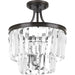 Progress Lighting Glimmer Collection Three-Light 15-1/2 Inch Semi-Flush Convertible (P2325-20)
