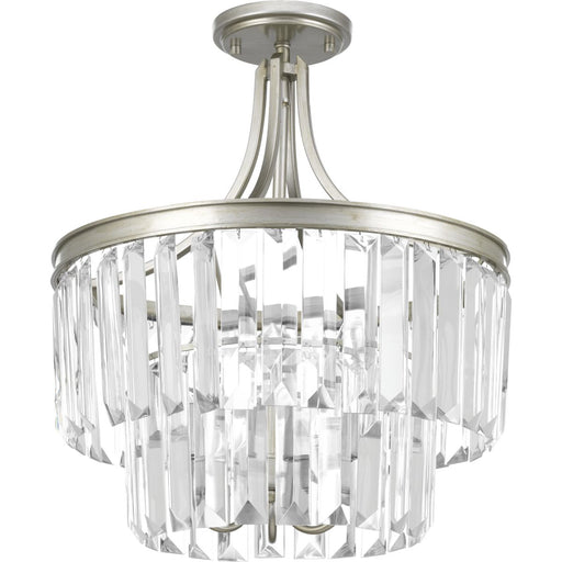 Progress Lighting Glimmer Collection Three-Light 19 Inch Semi-Flush Convertible (P2326-134)