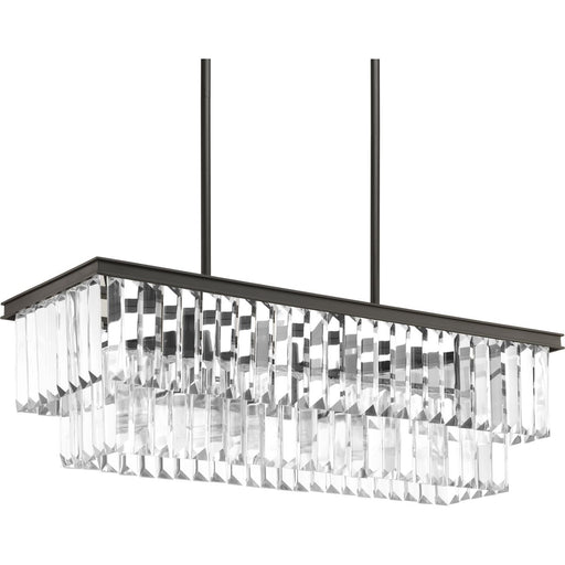 Progress Lighting Glimmer Four-Light Linear Chandelier (P400101-020)