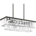 Progress Lighting Glimmer Four-Light Linear Chandelier (P400101-020)