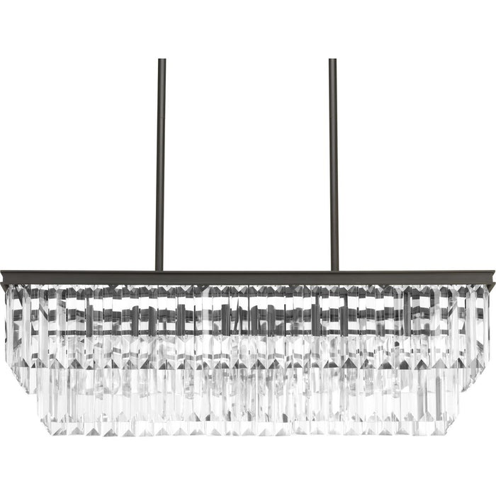 Progress Lighting Glimmer Four-Light Linear Chandelier (P400101-020)