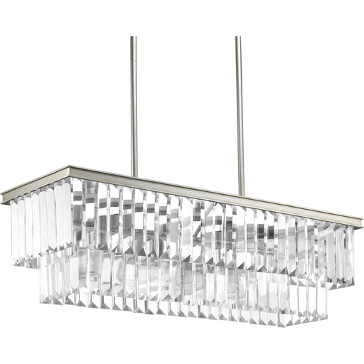 Progress Lighting Glimmer Four-Light Linear Chandelier (P400101-134)