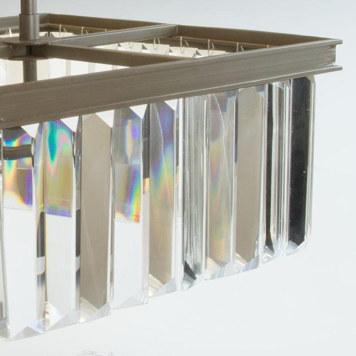 Progress Lighting Glimmer Four-Light Linear Chandelier (P400101-134)