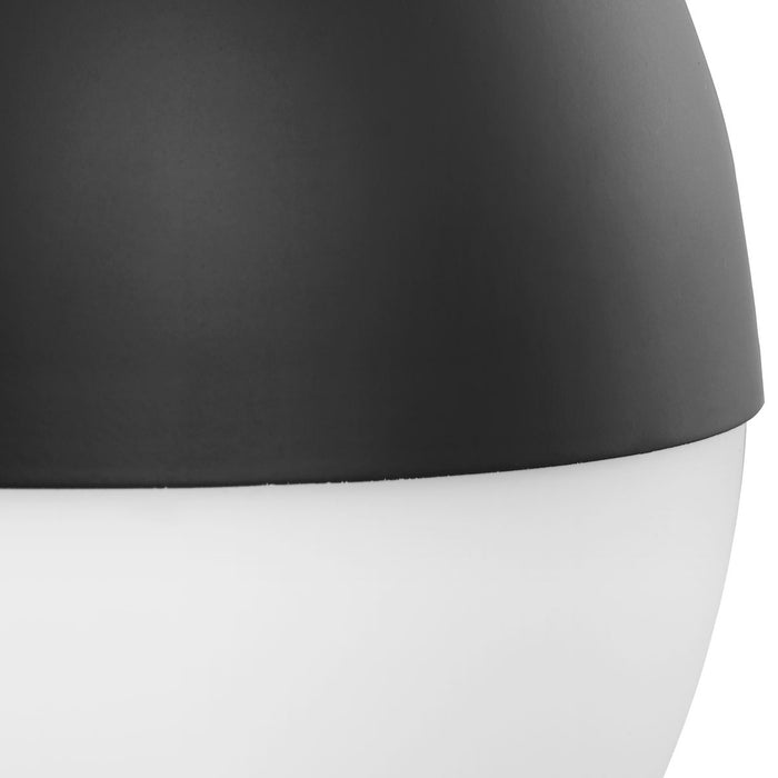 Progress Lighting Globe LED Collection Black One-Light LED Pendant 3000K (P500147-031-30)