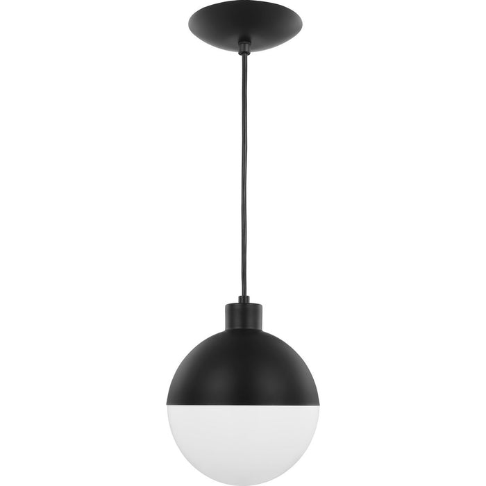 Progress Lighting Globe LED Collection Black One-Light LED Pendant 3000K (P500147-031-30)