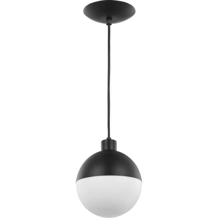Progress Lighting Globe LED Collection Black One-Light LED Pendant 3000K (P500147-031-30)