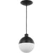 Progress Lighting Globe LED Collection Black One-Light LED Pendant 3000K (P500147-031-30)