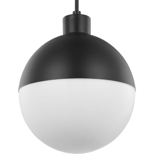 Progress Lighting Globe LED Collection Black One-Light LED Pendant 3000K (P500147-031-30)