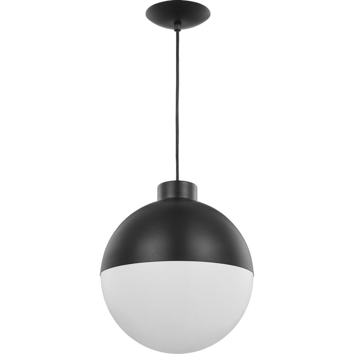 Progress Lighting Globe LED Collection Black One-Light LED Pendant 3000K (P500148-031-30)