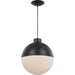 Progress Lighting Globe LED Collection Black One-Light LED Pendant 3000K (P500148-031-30)