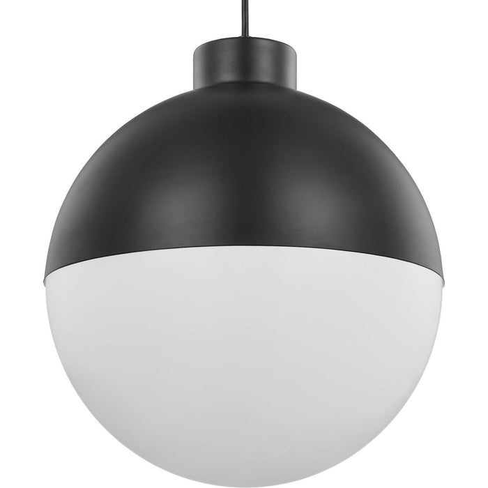 Progress Lighting Globe LED Collection Black One-Light LED Pendant 3000K (P500148-031-30)