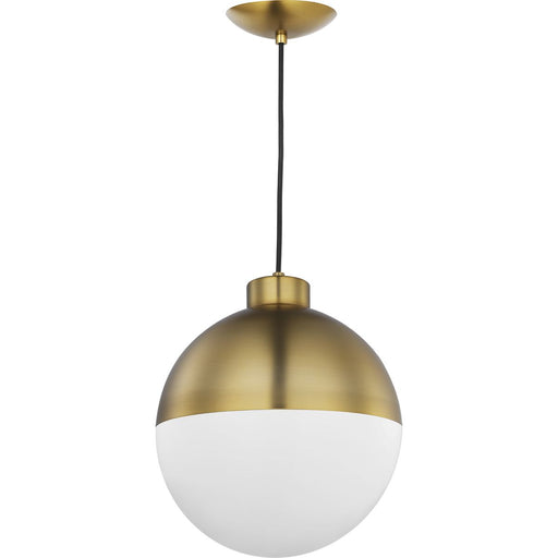 Progress Lighting Globe LED Collection Brushed Bronze One-Light LED Pendant 3000K (P500148-109-30)