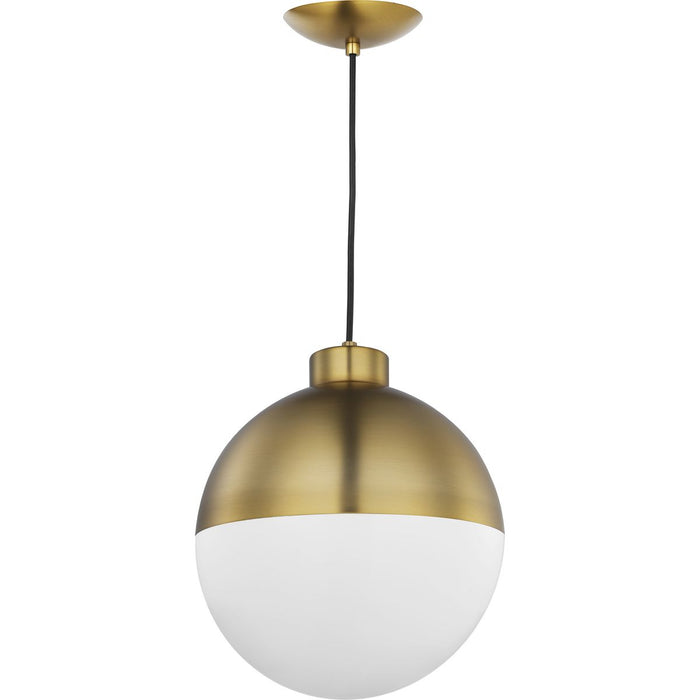 Progress Lighting Globe LED Collection Brushed Bronze One-Light LED Pendant 3000K (P500148-109-30)