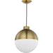 Progress Lighting Globe LED Collection Brushed Bronze One-Light LED Pendant 3000K (P500148-109-30)