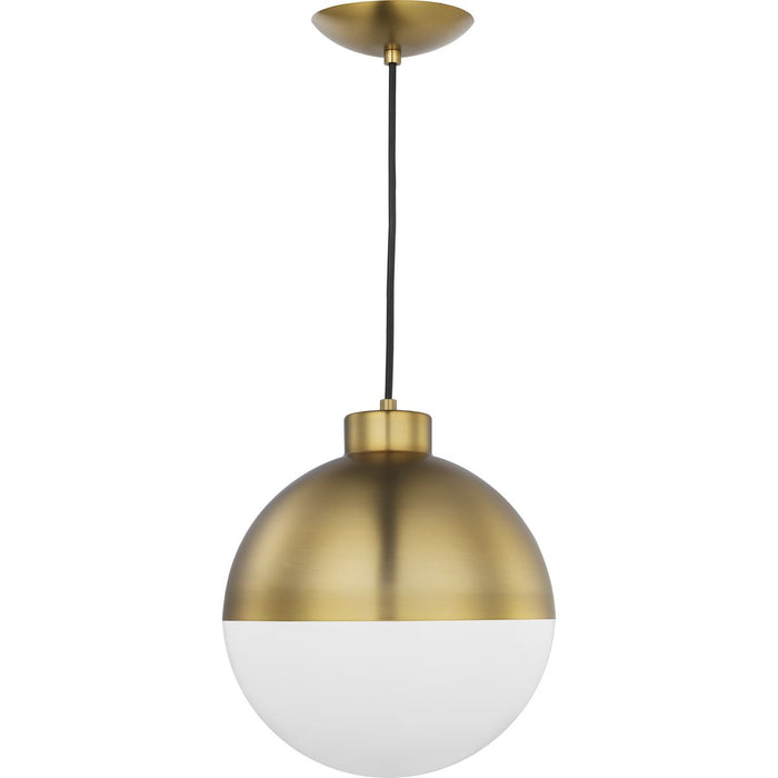 Progress Lighting Globe LED Collection Brushed Bronze One-Light LED Pendant 3000K (P500148-109-30)