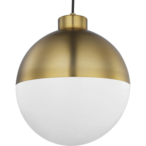 Progress Lighting Globe LED Collection Brushed Bronze One-Light LED Pendant 3000K (P500148-109-30)
