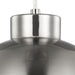 Progress Lighting Globe LED Collection Brushed Nickel One-Light LED Pendant 3000K (P500148-009-30)