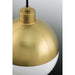 Progress Lighting Globe LED Collection One-Light LED Pendant 3000K (P500147-109-30)