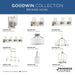 Progress Lighting Goodwin Collection 60W Five-Light Chandelier Brushed Nickel (P400316-009)