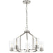 Progress Lighting Goodwin Collection 60W Five-Light Chandelier Brushed Nickel (P400316-009)