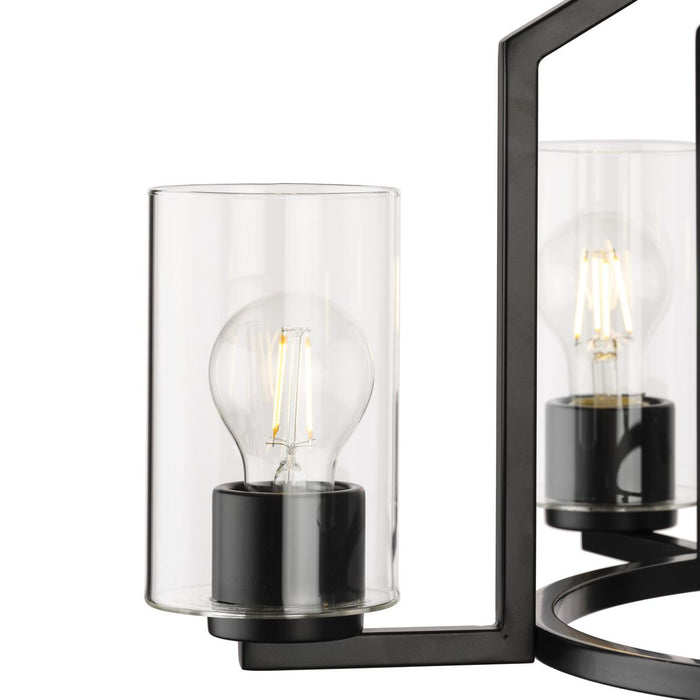 Progress Lighting Goodwin Collection 60W Five-Light Chandelier Matte Black (P400316-31M)