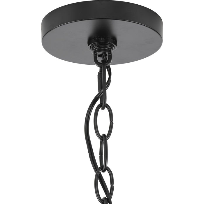 Progress Lighting Goodwin Collection 60W Five-Light Chandelier Matte Black (P400316-31M)