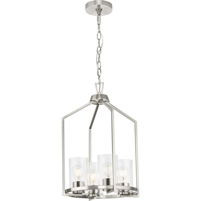 Progress Lighting Goodwin Collection 60W Four-Light Foyer Brushed Nickel (P500411-009)