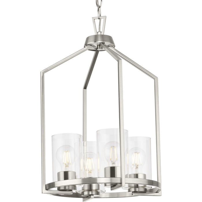 Progress Lighting Goodwin Collection 60W Four-Light Foyer Brushed Nickel (P500411-009)