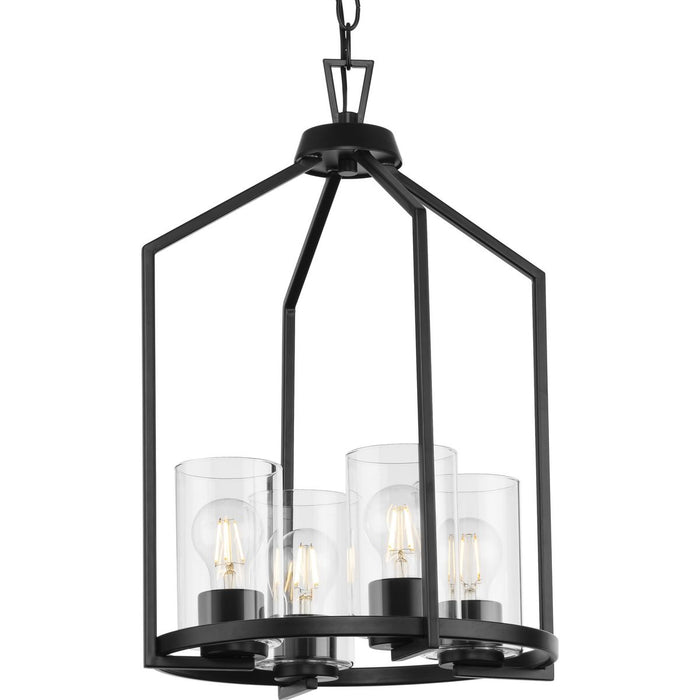 Progress Lighting Goodwin Collection 60W Four-Light Foyer Matte Black (P500411-31M)