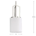 Progress Lighting Goodwin Collection 60W One-Light Mini-Pendant Brushed Nickel (P500410-009)