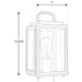 Progress Lighting Grandbury Collection One-Light Post Lantern With Durashield (P540064-031)