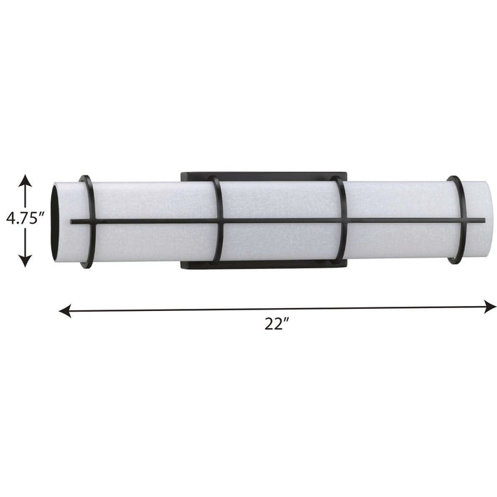 Progress Lighting Grid Collection 1 Light 21W LED Linear Bath And Vanity Fixture (P300332-031-30)