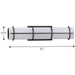 Progress Lighting Grid Collection 1 Light 21W LED Linear Bath And Vanity Fixture (P300332-031-30)