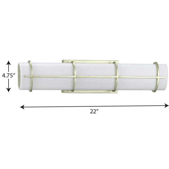 Progress Lighting Grid Collection 1 Light 21W LED Linear Bath And Vanity Fixture (P300332-134-30)