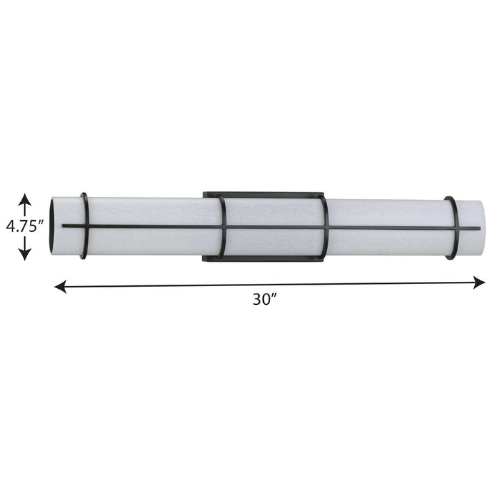 Progress Lighting Grid Collection 1 Light 33W LED Linear Bath And Vanity Fixture (P300333-031-30)