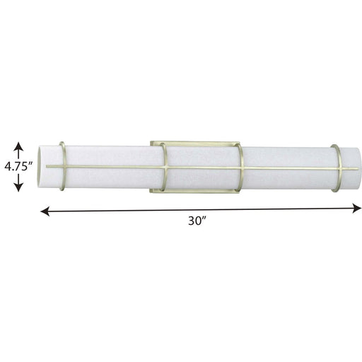 Progress Lighting Grid Collection 1 Light 33W LED Linear Bath And Vanity Fixture (P300333-134-30)