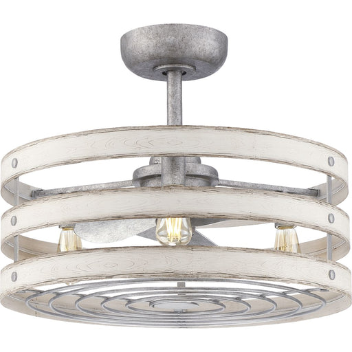 Progress Lighting Gulliver 23 Inch 3-Blade Fandelier With LED lights 2200K (P250012-141-22)