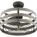 Progress Lighting Gulliver 23 Inch 3-Blade Fandelier With LED lights 2200K (P250012-143-22)