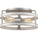 Progress Lighting Gulliver Collection 2 Light 60W Medium Base Flush Mount Close To Ceiling Fixture (P350169-141)