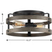 Progress Lighting Gulliver Collection 2 Light 60W Medium Base Flush Mount Close To Ceiling Fixture (P350169-143)