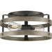 Progress Lighting Gulliver Collection 2 Light 60W Medium Base Flush Mount Close To Ceiling Fixture (P350169-143)